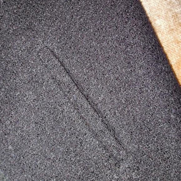 Vintage 60's Betty Rose Fur Collar Black Wool Boucle Coat - Picture 5 of 12